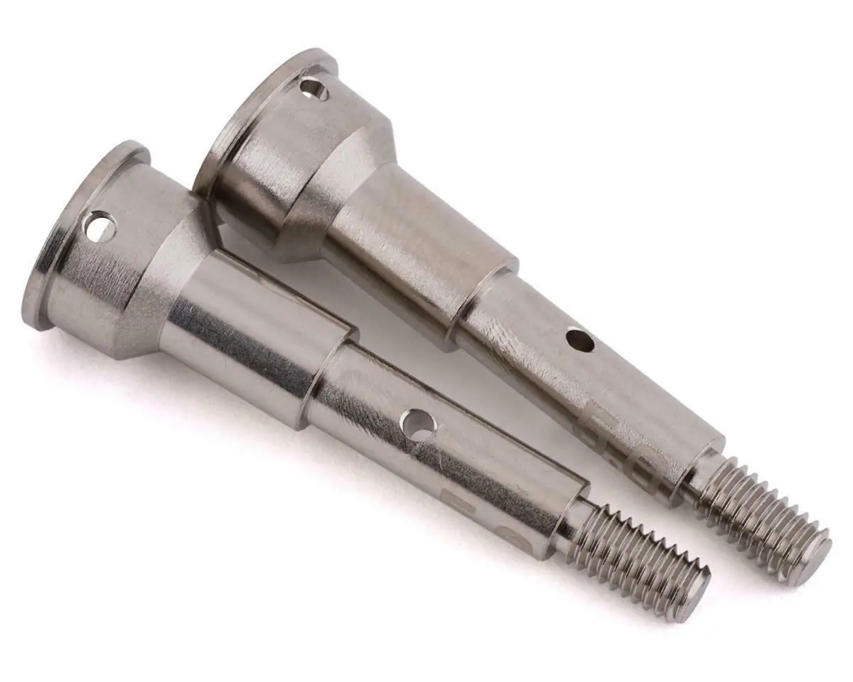 Exotek Racing 2061 Titanium Rear Axle Cva Set, Vha 5.0 Tlr Buggy 1