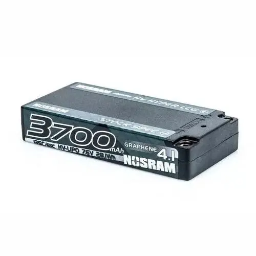 Nosram Hv Hyper Lcg Shorty 3700Mah H/C Battery - 7.6V Lipo - 135C/65C 1