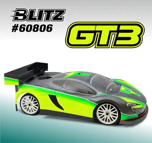 Blitz Gt3 1/8Th Gt Body Shell 0.8Mm #60806-10 1