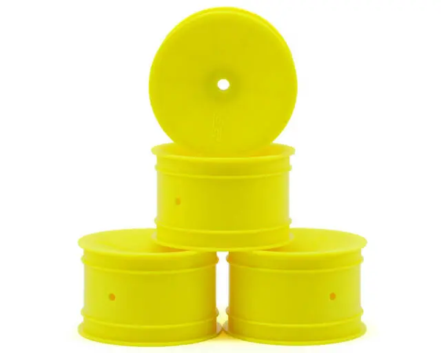 Jc3348y - Jconcepts Mono - Yellow Dished Rear 12Mm Hex Wheels - 4 (Fits Ae, Yokomo, Xray, Kyosho, Serpent, Schumacher, Hot Bodies) 1