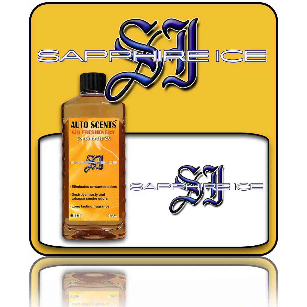 Autoscent Sapphire Ice Air Freshener Concentrate 8Oz 1