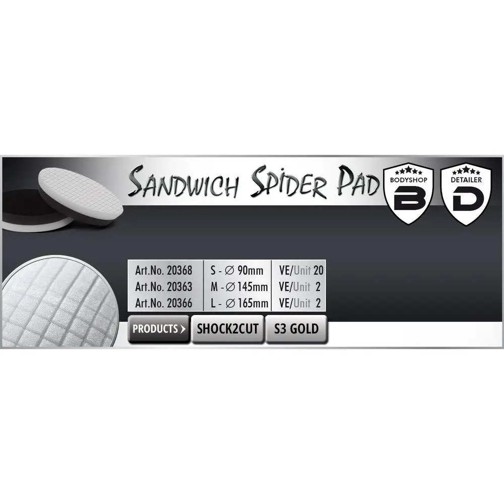 Scholl Sandwich Spider Pad 5.5" 1