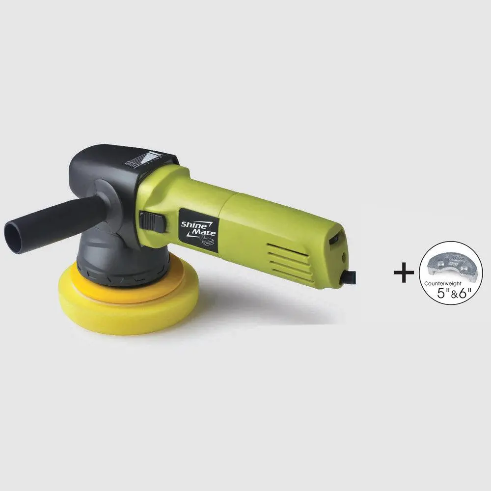 Shinemate Orbital Polisher Ero600g1 9Mm Throw Da Polisher Kit W/ 1 Pad 2