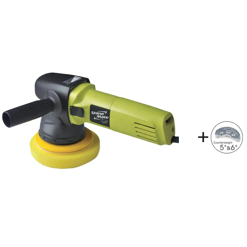 Shinemate Orbital Polisher Ero600g1 9Mm Throw Da Polisher Kit W/ 1 Pad 1