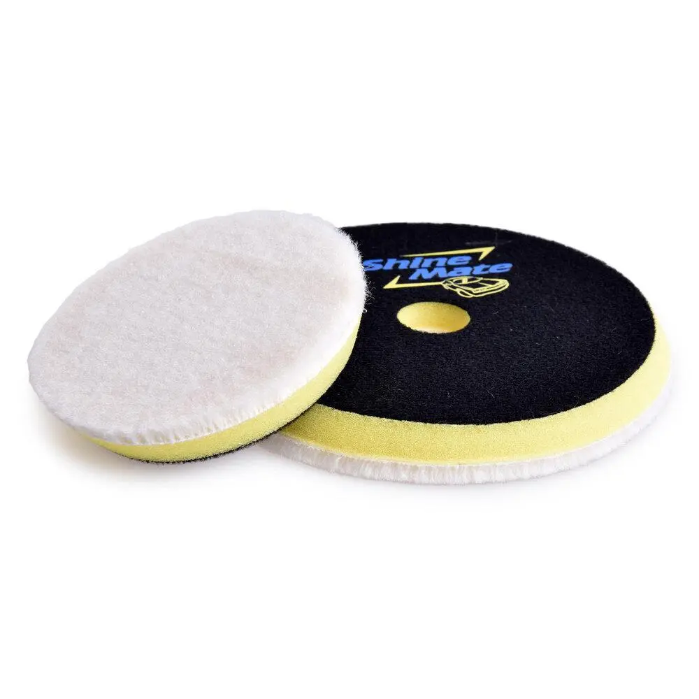 Shinemate 5.5" Low Profile Heavy Cutting Wool Pad 1