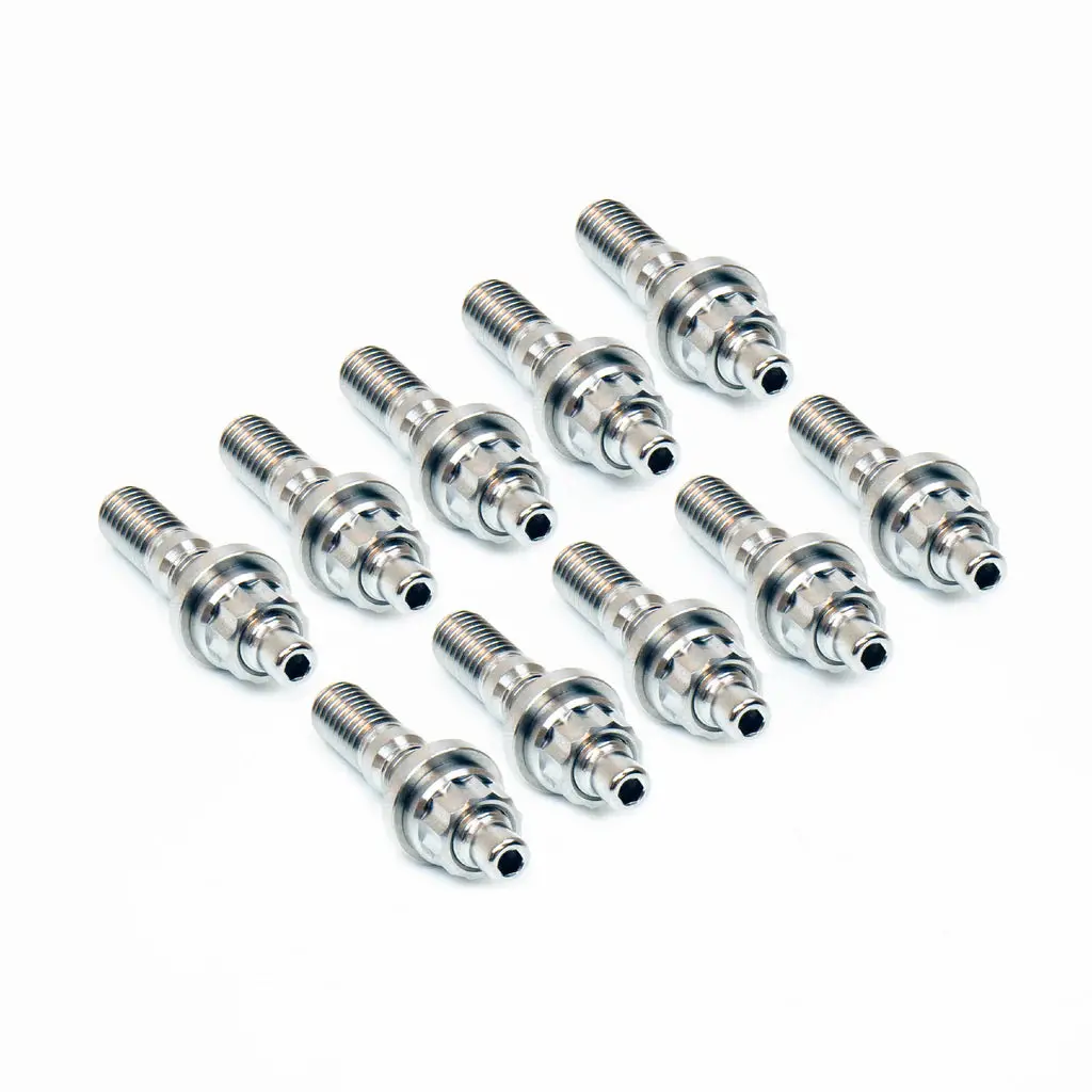 Speedfactory Racing 2Jz-Ge Toyota Intake Manifold Titanium Stud Kit - Raw 1