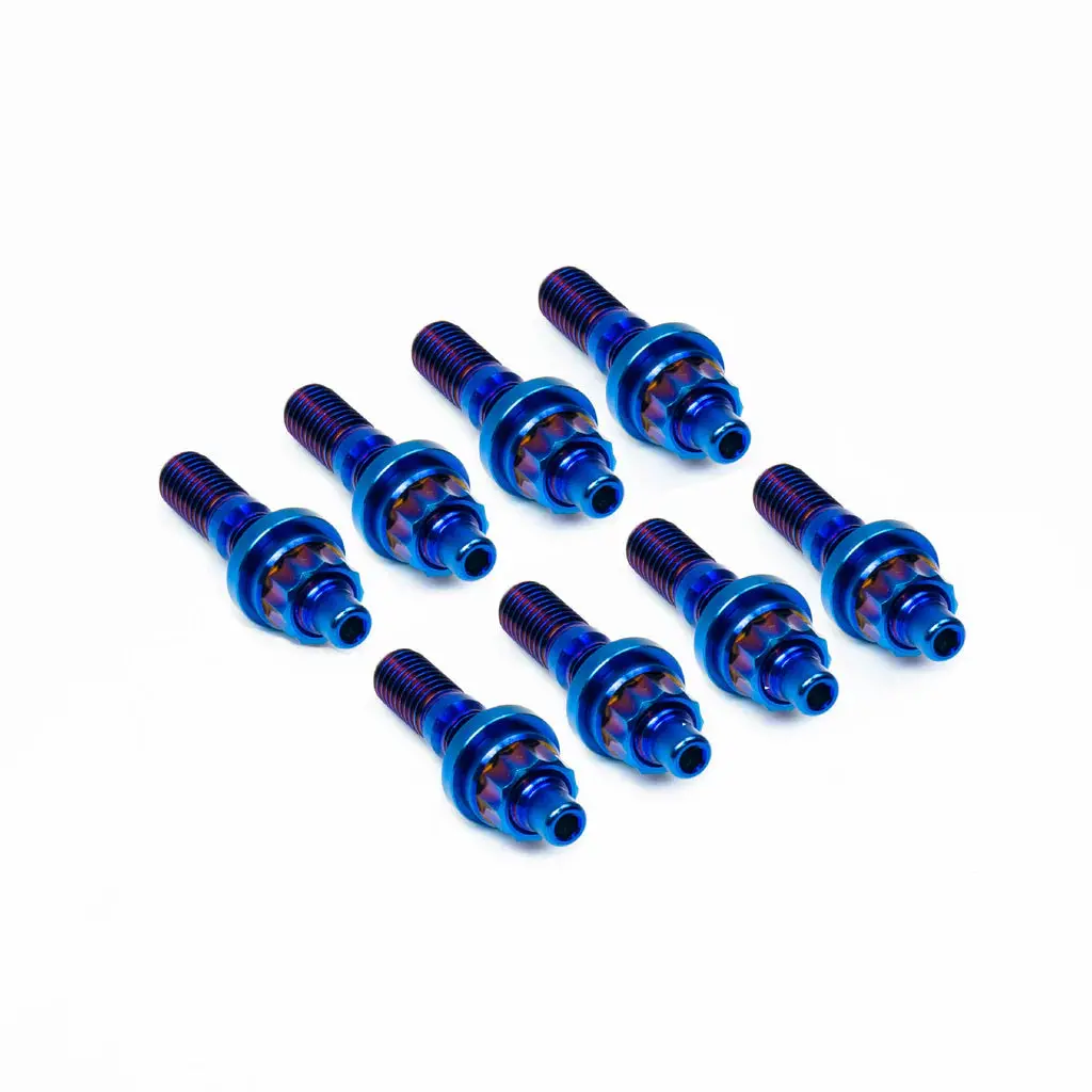 Speedfactory Racing 1Jz/2Jz Toyota Intake Manifold Titanium Stud Kit - Burnt 1
