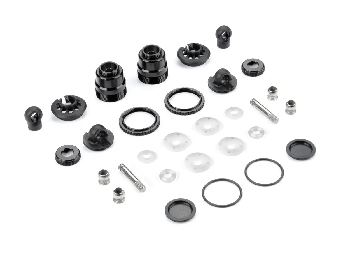Xlp2 Alu Shock Absorber-Set - Black (2) 1