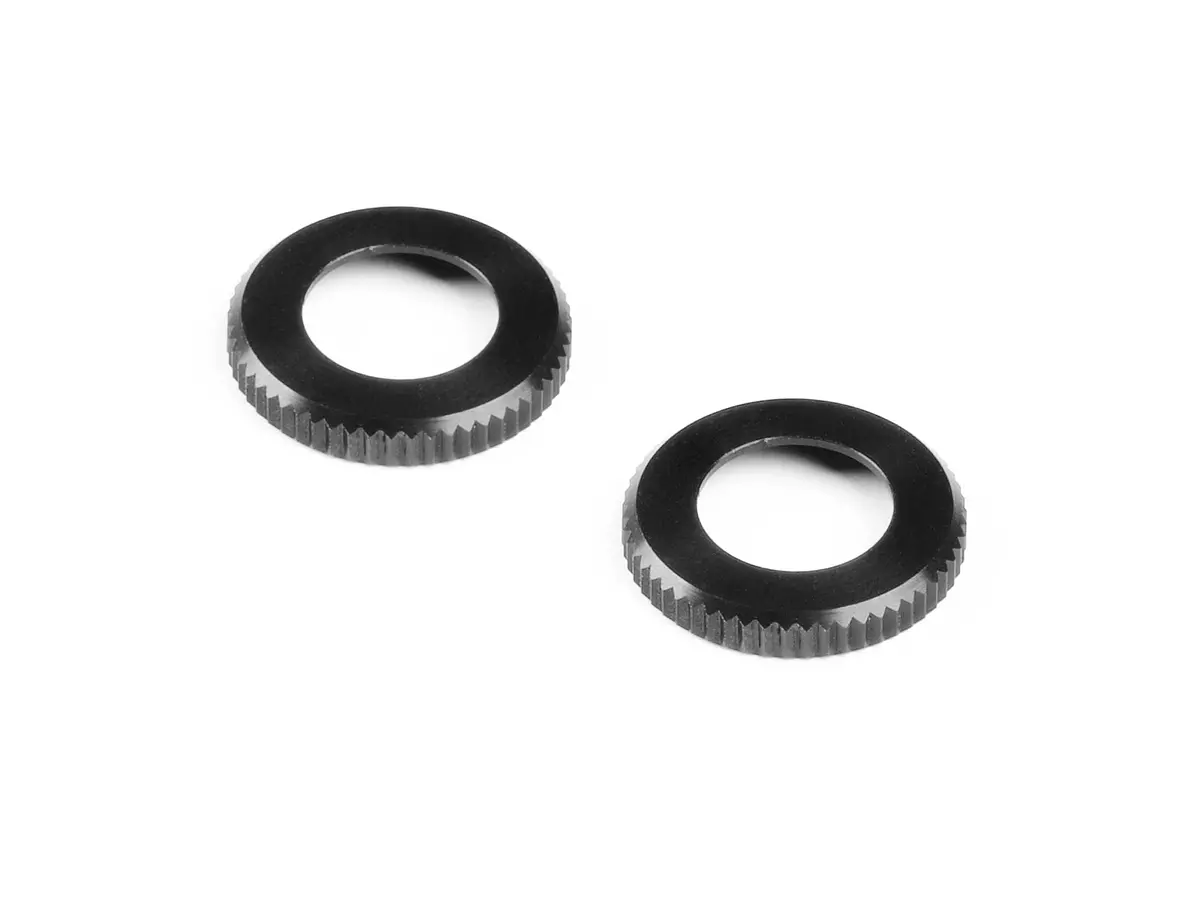 Xlp Alu Shock Cap Nut - Black (2) 1