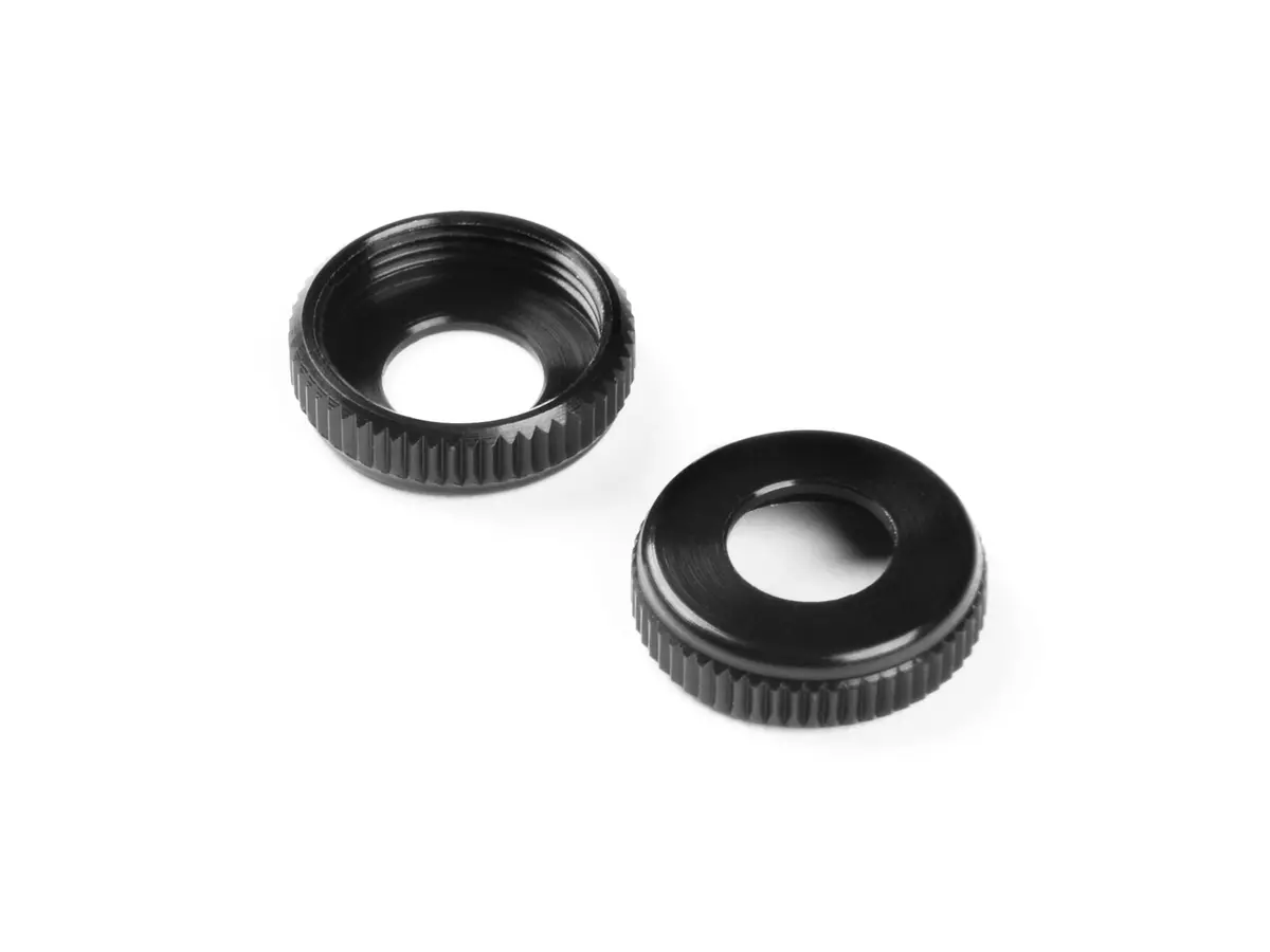 Xlp Alu Cap For Shock Body - Black (2) 1