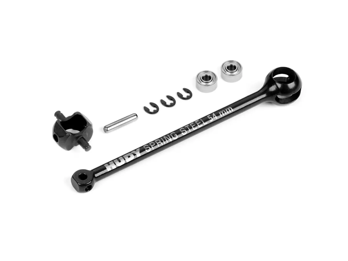X4 Cvd Bb Drive Shaft 54Mm - Hudy Spring Steel - Set 1