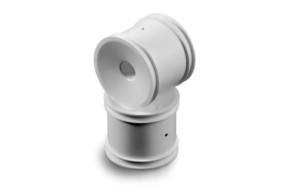 Stadium Truck Wheel Aerodisk With 12Mm Hex - White (2) 1