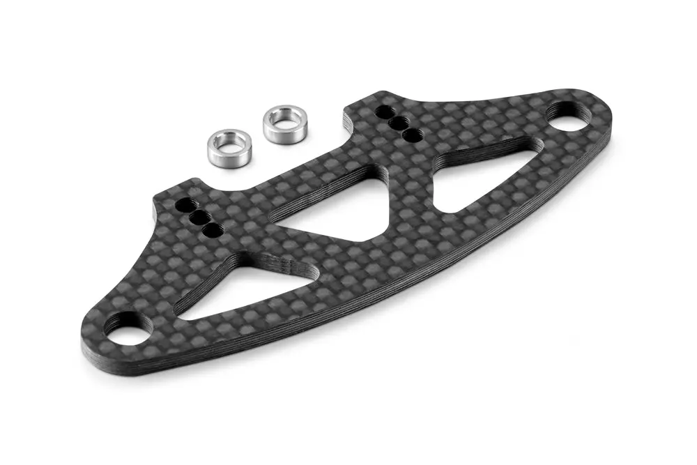 Carbon Bumper Upper Holder 2.5Mm For Adj. Body Mounts 1