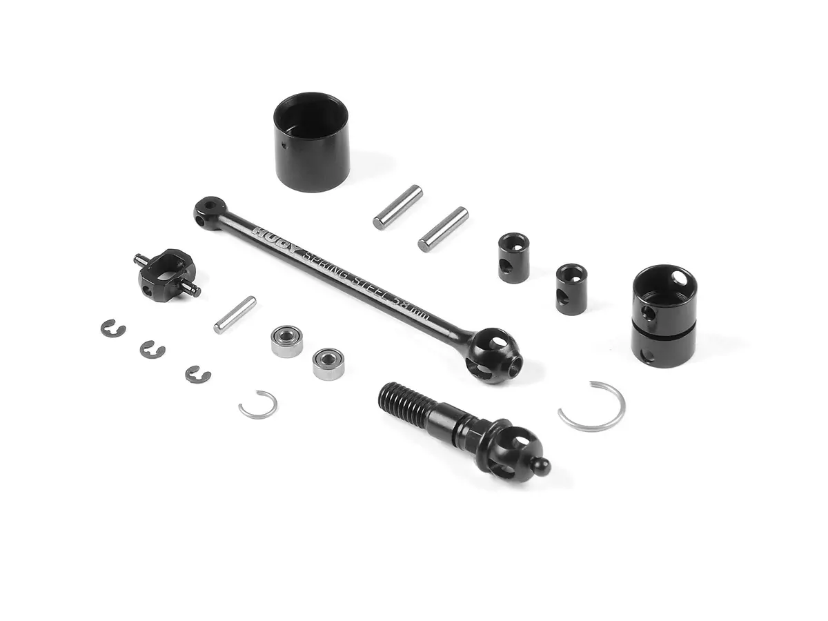 X4 Ecs Bb Sc Drive Shaft 58Mm -Hudy Spring Steel(Tm)- Compl.Set 2
