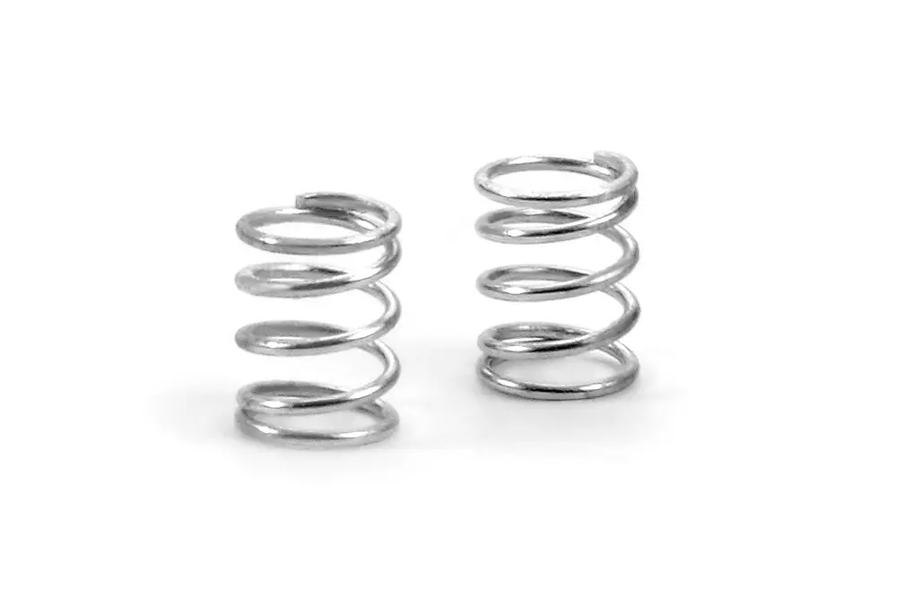 Spring 4.75 Coils 3.6X6x0.45Mm, C=2.0 - Silver (Soft) (2) 1