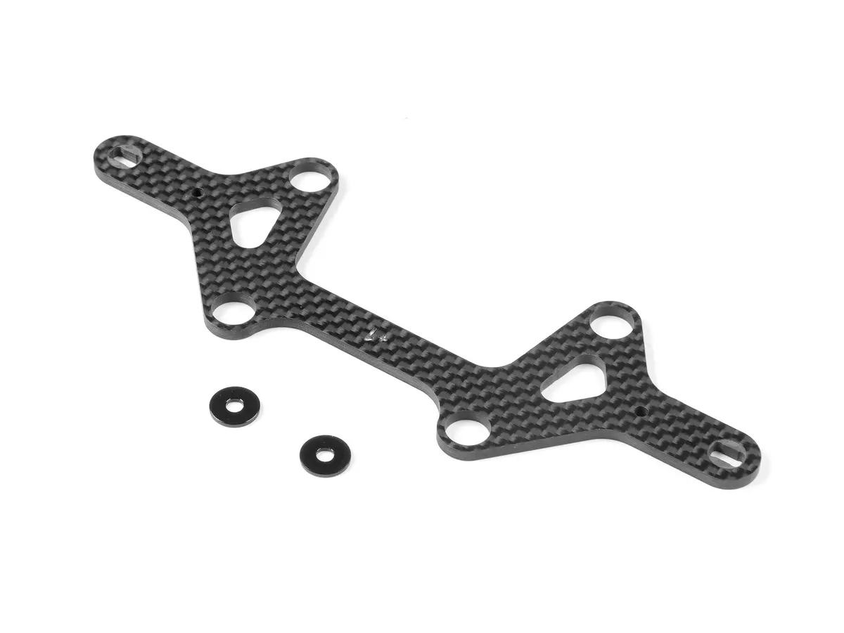 X12 Carbon Lower Suspension Arm Plate +1Mm For 1-Pc Chassis 1