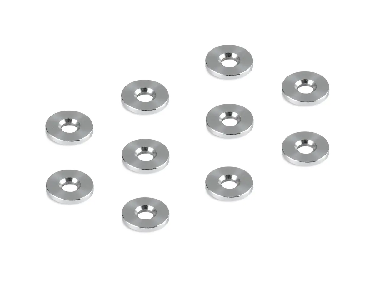 Alu Shim 3X9x1.0Mm - Deeper Countersunk (10) 1