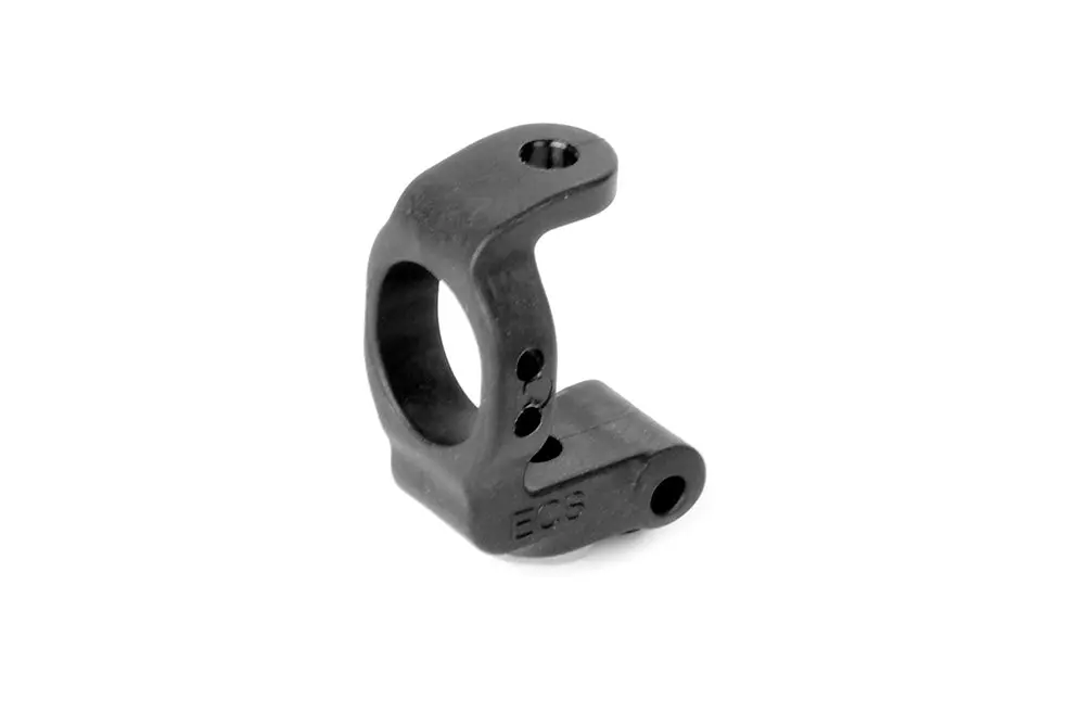 Composite C-Hub For Body Upstop Left - 4 Deg. - Graphite 1