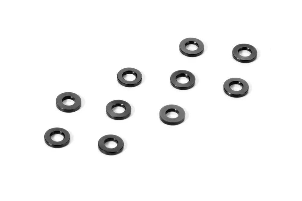 Alu Shim 3X6x0.5Mm - Black (10) 1