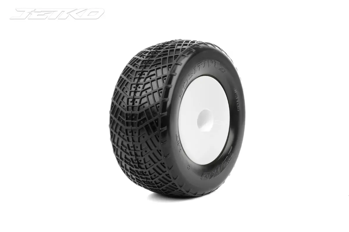 Jetko Positive 1/10 2.2 Stadium Truck Mounted Tyres (Pre Glued) (Ae Offset ) 1