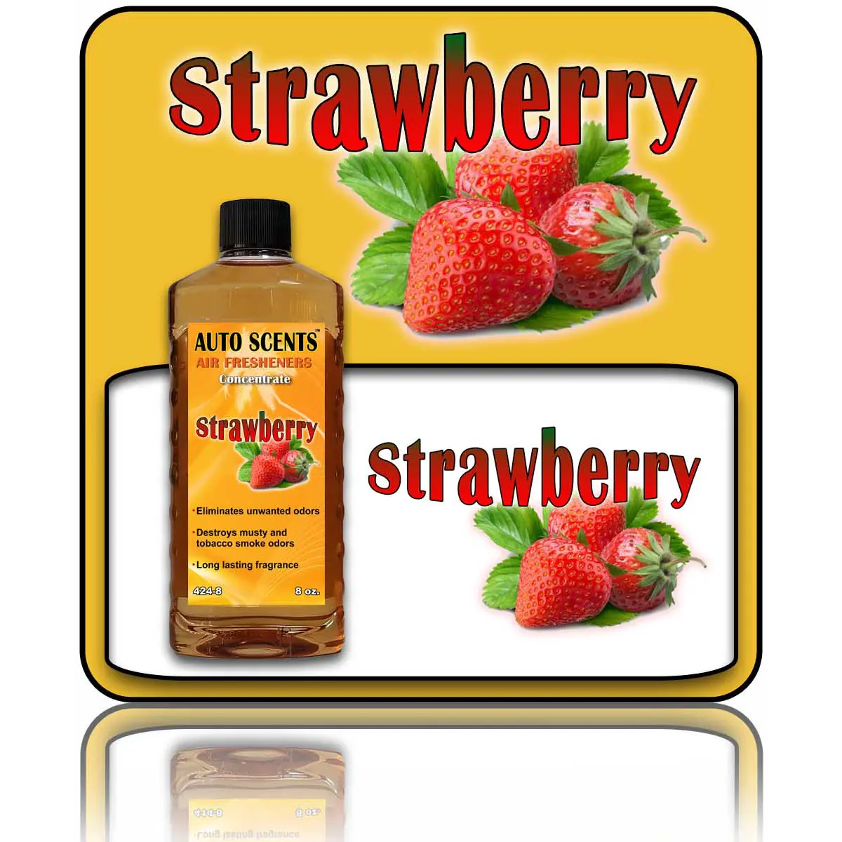 Autoscent Strawberry Air Freshener Concentrate 8Oz 1