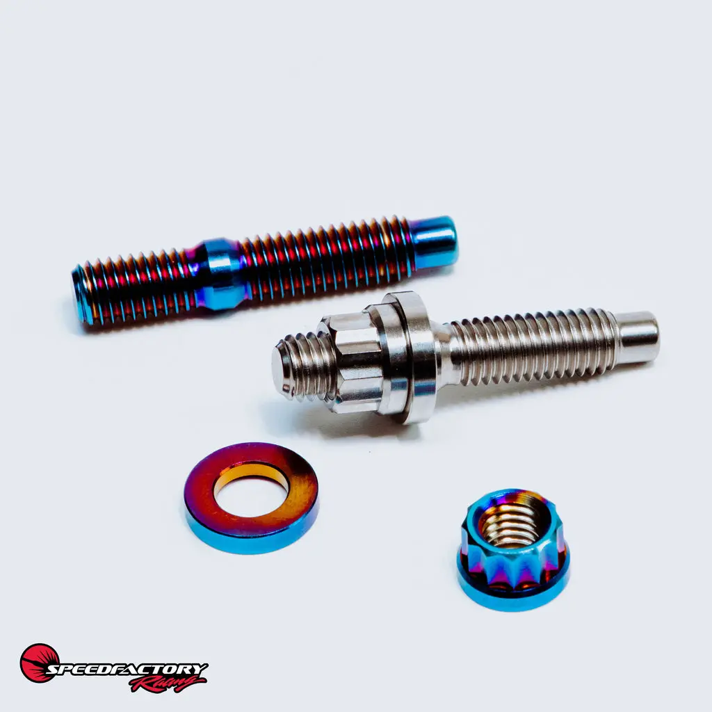 Speedfactory Racing 2Jz-Gte / 1Jz Toyota Intake Manifold Titanium Stud Kit - Raw 1