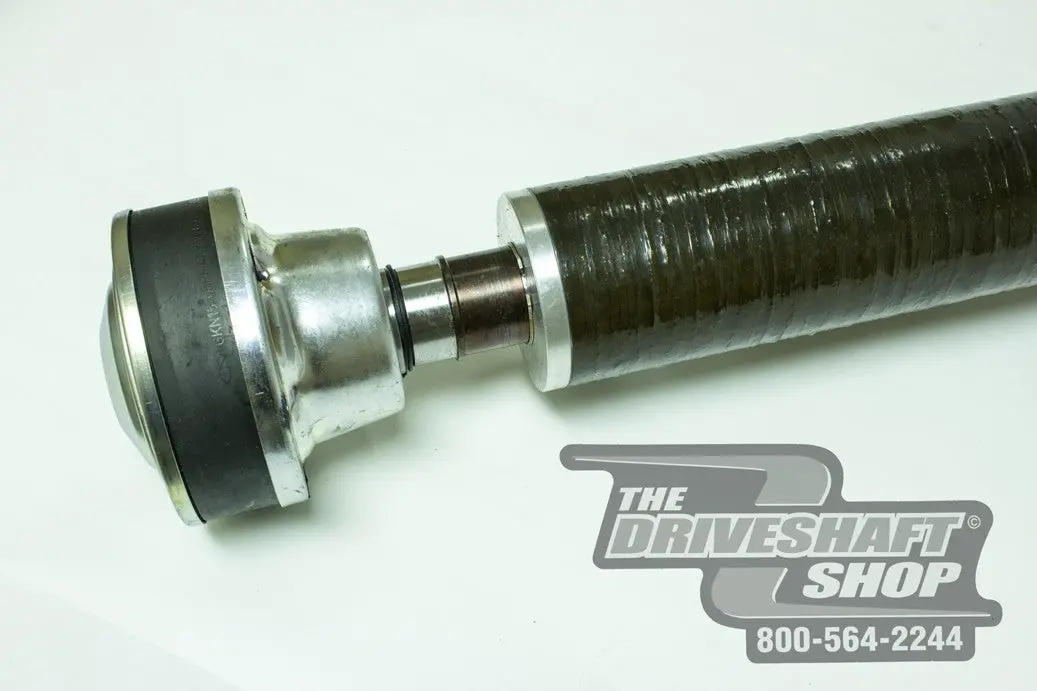 Driveshaft Shop 93-98 Supra Turbo 6-Speed 1-Piece Pro-Series Carbon Fiber Driveshaft With Aluminum Conversion Plates 1