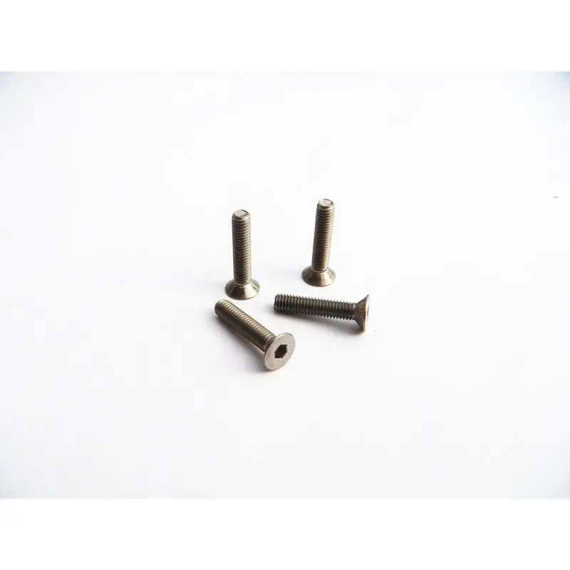 Hiro Seiko M3x12 Titanium Hex Socket Flat Head Screw 69690 1