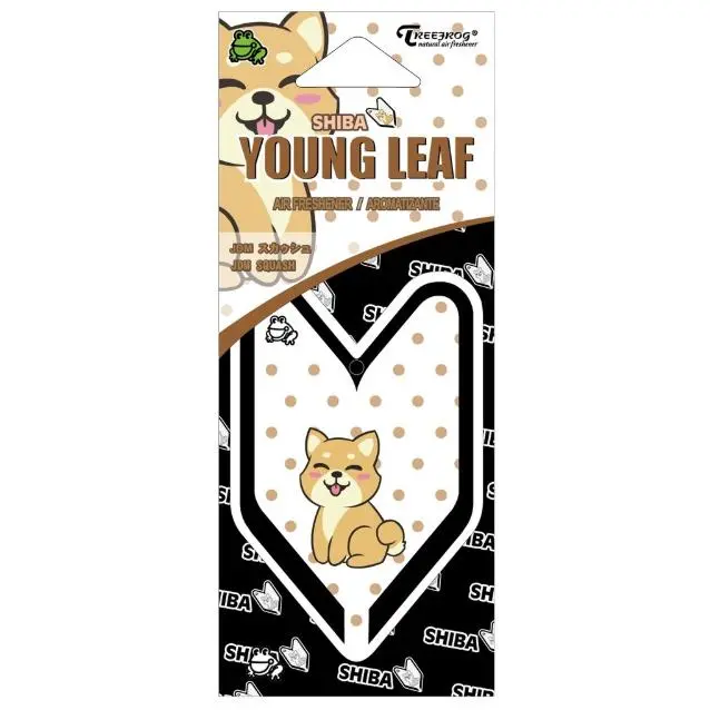Treefrog Young Leaf Hanging Air Freshener Shiba Doggo 1