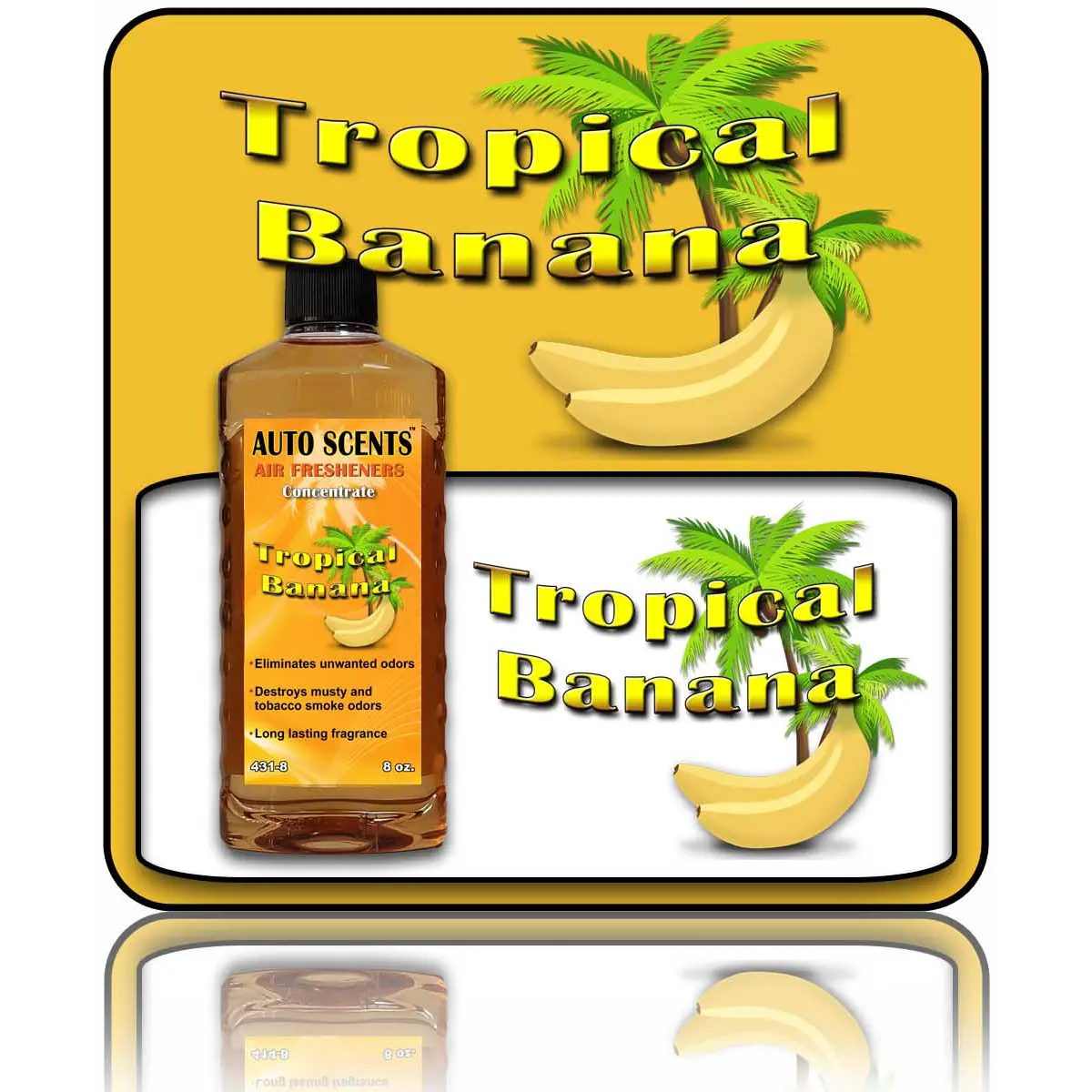 Autoscent Tropical Banana Air Freshener Concentrate 8Oz 1