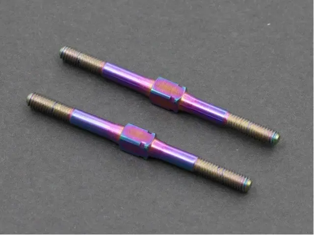Titanium M3x42mm Turnbuckle, Rainbow Color 1