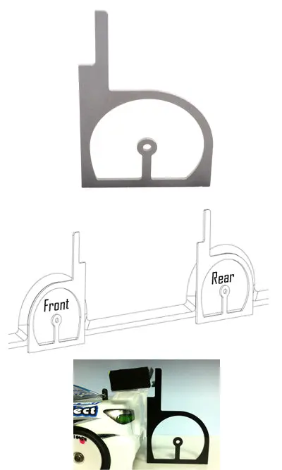 U4806 - Touring Car Wheel Arch Cutting Jig 1