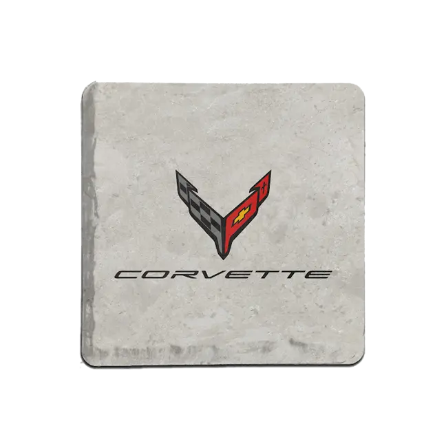 Corvette C8 Stone Coaster 1