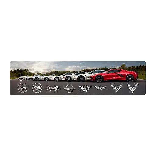 Corvette Gen Art Thick Aluminum Sign 1