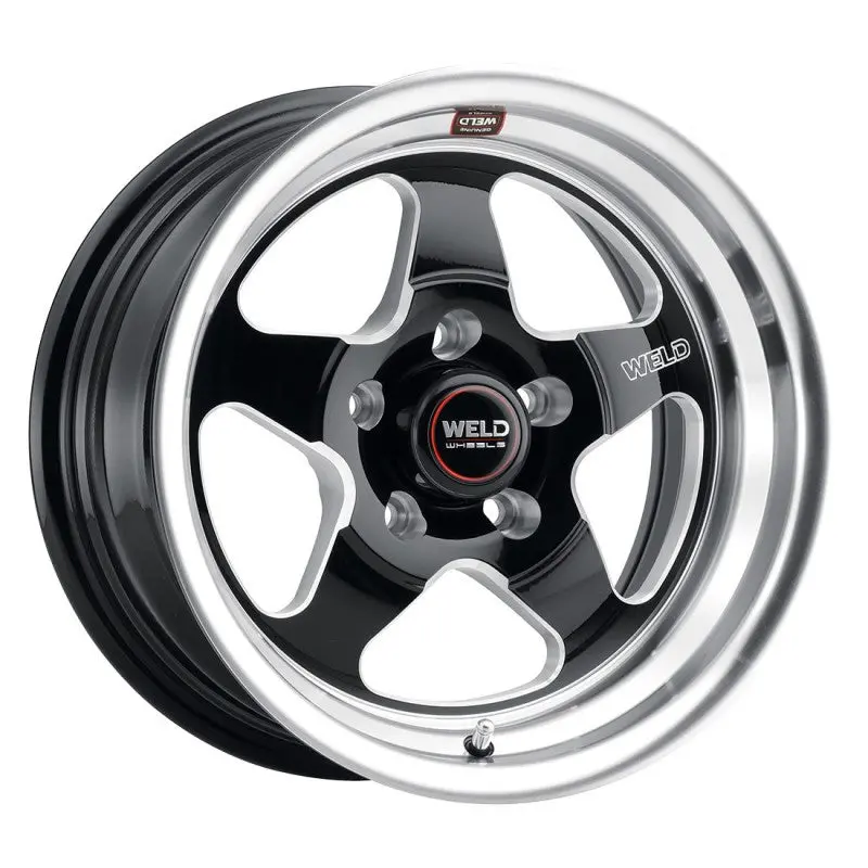 Weld Wheels Ventura Drag S155 -- 15X10 5X4.5 7.5" Bs +51Mm -- Black 1
