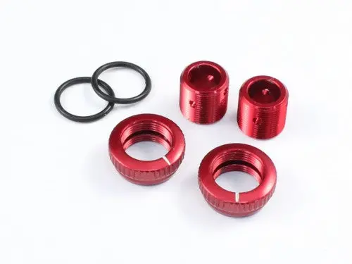 Radtec Aluminum 5Mm Body Height Fine Adjuster Set For 1/12 - Red 1