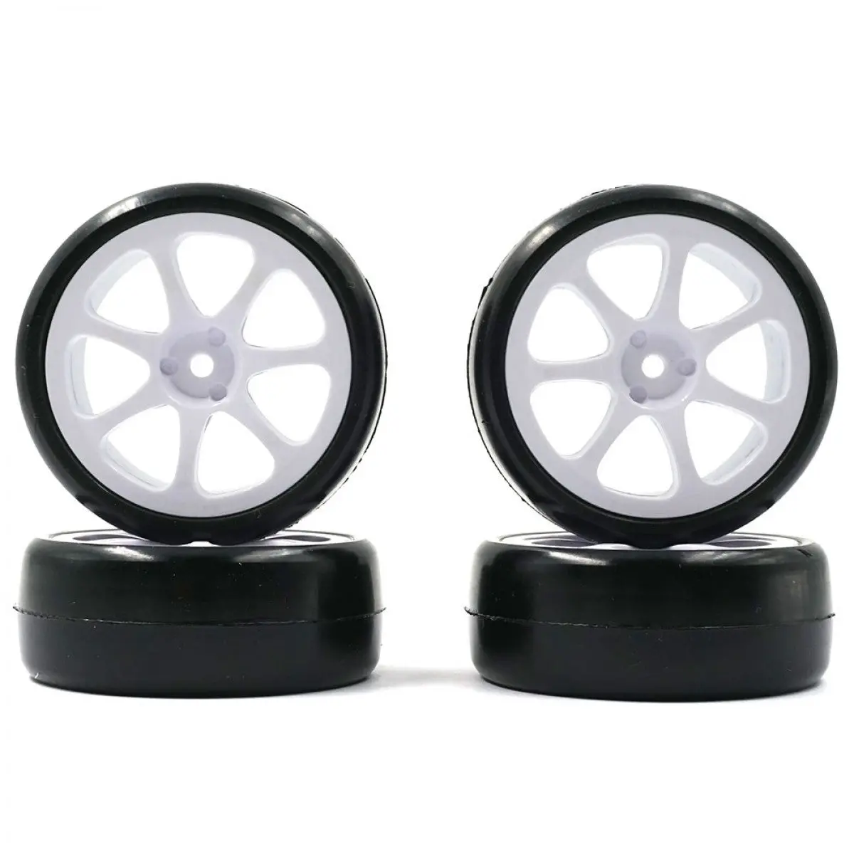 Xpress Xp-40119 Gt Competition 36X White-Spoked Pre-Glued Wheel Set 1