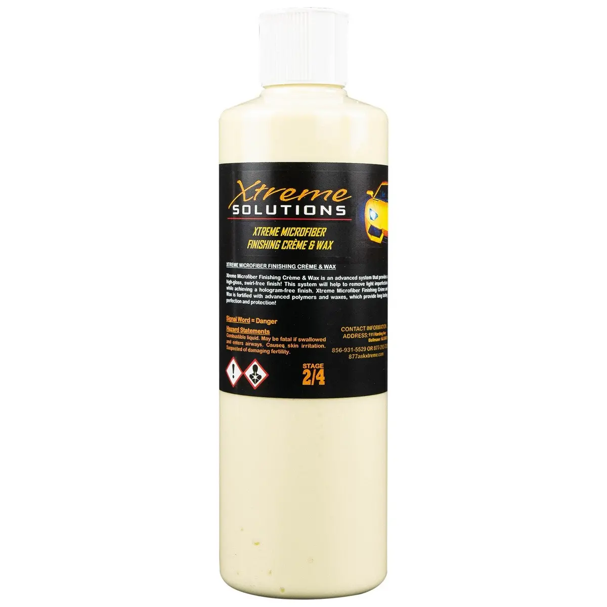 Xtreme Solutions Microfiber Finishing Creme & Wax 16Oz 1