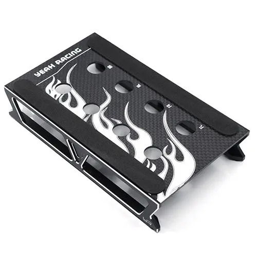 Yeah Racing Multi Function Car Setup Stand For 1/10 On Road Black 1