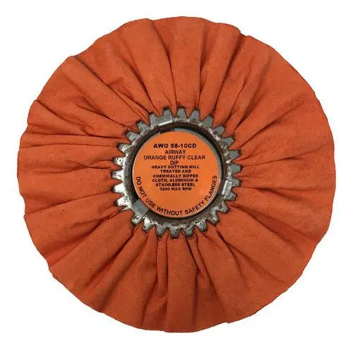 Zephyr Orange Heavy Cut Airway Wheel (8", 10") 1
