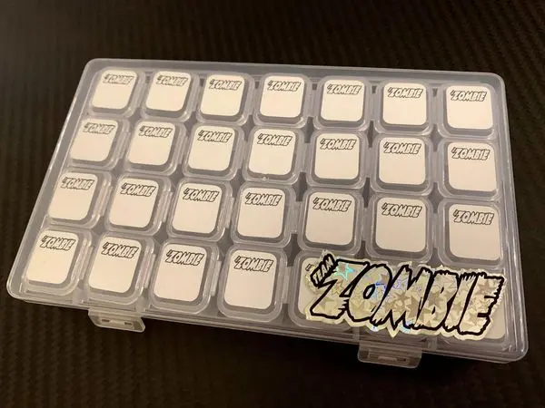 Team Zombie Hardware Box Medium (28 Compartments) W/ Labels 1