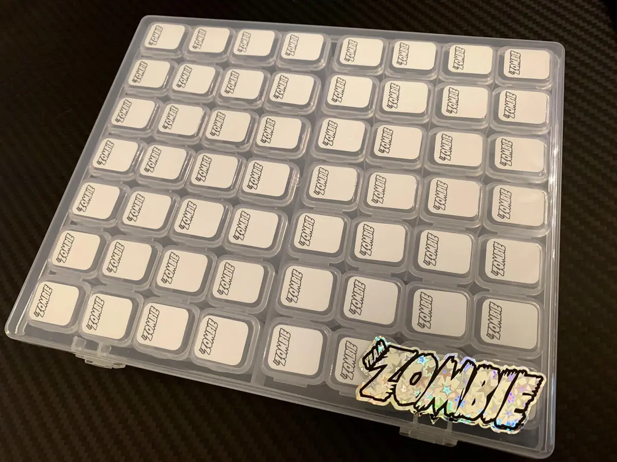 Team Zombie Hardware Box Large (56 Compartments) W/ Labels 1