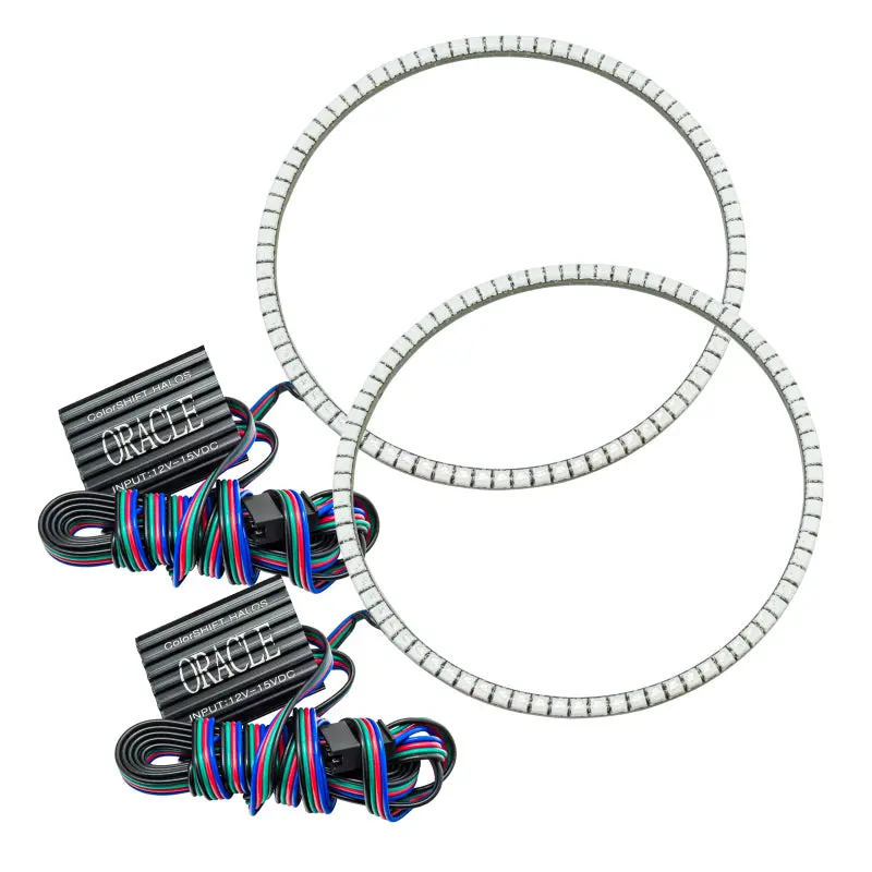 Oracle Colorshift Led Halo Headlight Kit For Hummer H1 (1992–2006) – Waterproof, Controller Not Included 2