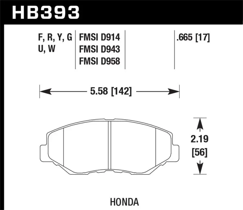 Hawk Dtc-30 Front Race Brake Pads For 2015 Honda Accord 1
