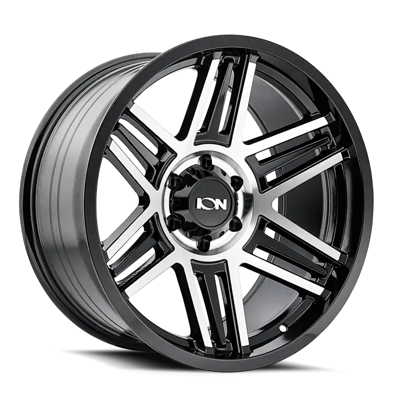 Ion Type 147 Forged Wheel – 17×9", 8×180 Bolt Pattern, Zero Offset, 124.1Mm Hub, Black/Machined Finish 1