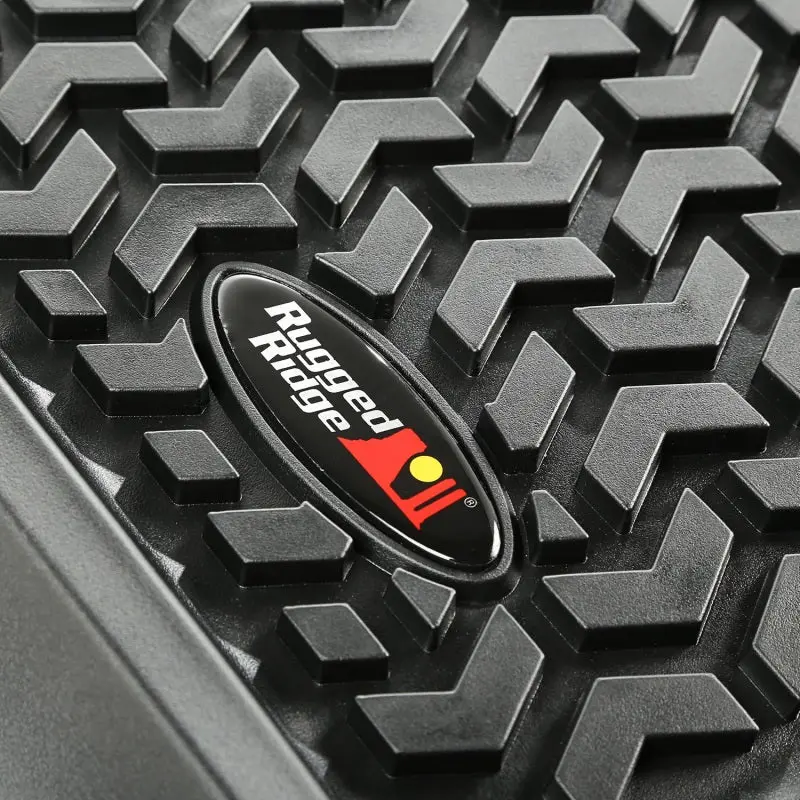 Rugged Ridge Floor Liner Rear Black 2002-2018 Dodge Ram 1500 Quad Cab 1