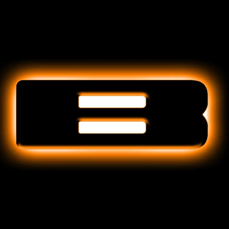 Oracle Illuminated Led Letter Badge – Universal Fit, Matte Black Finish (Letter B) 1