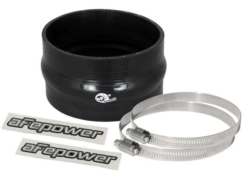 Afe Magnum Force Reducing Silicone Coupler – 4.75" Id To 3" Od, Straight Black Design 1