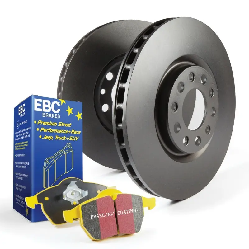 Ebc S13 Brake Kit – Yellowstuff Performance Pads + Rk Series Drilled Rotors 1