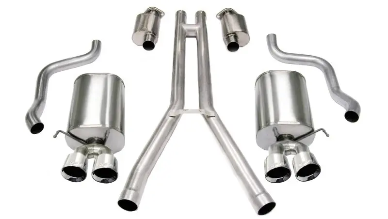 Corsa Sport Cat-Back Exhaust For 2004–2008 Cadillac Xlr – 4.6L V8, Polished Stainless Steel 1